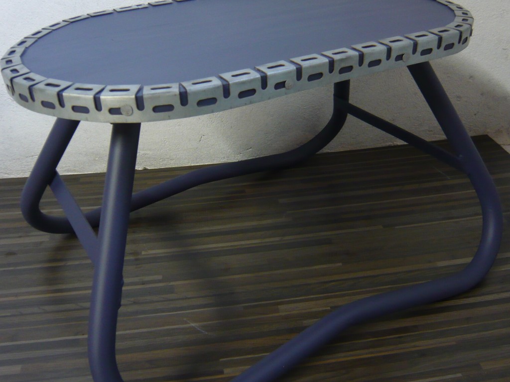 tabouret métal/bois