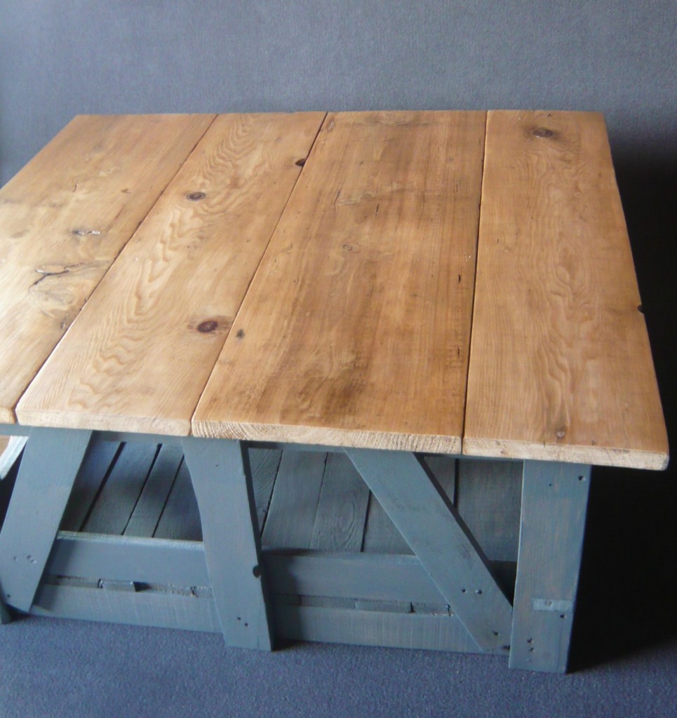 Table basse "caisse"