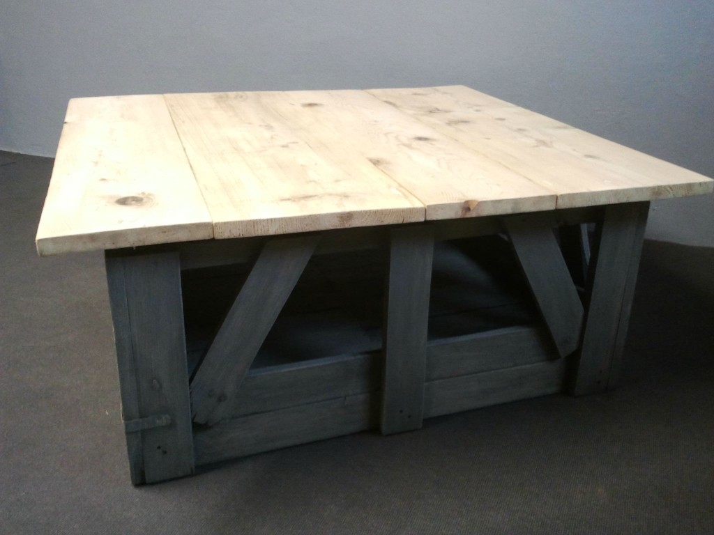 Table basse "caisse"
