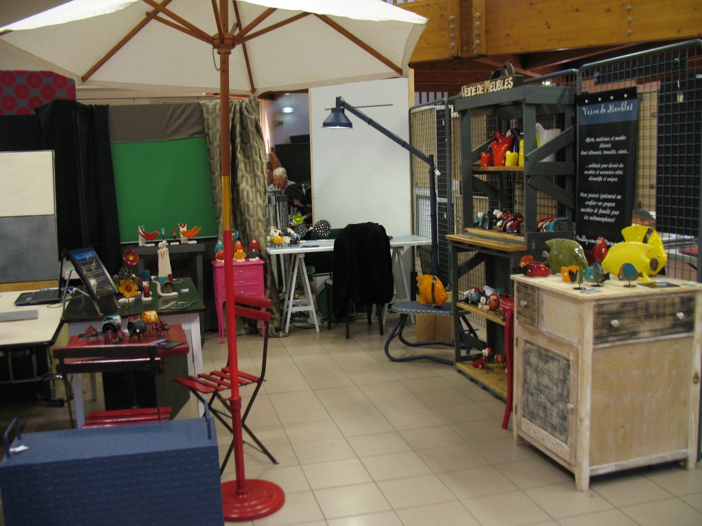 Vue d'ensemble du stand